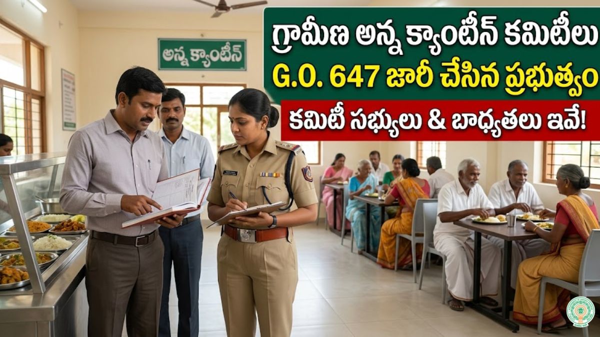 AP Rural Anna Canteen Advisory Committee G.O. Rt 647 Download